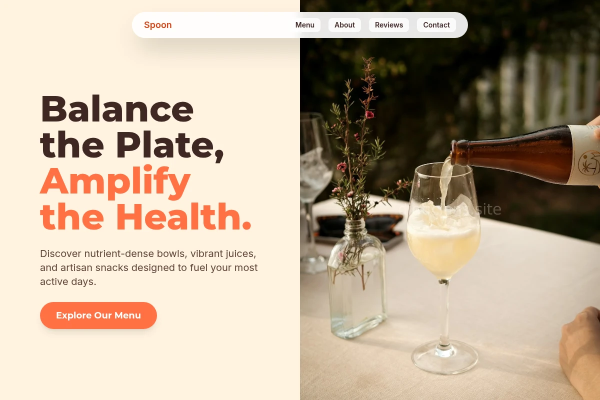 Spoon Health Food Cafe
